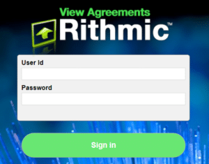 Rithmic web agreements