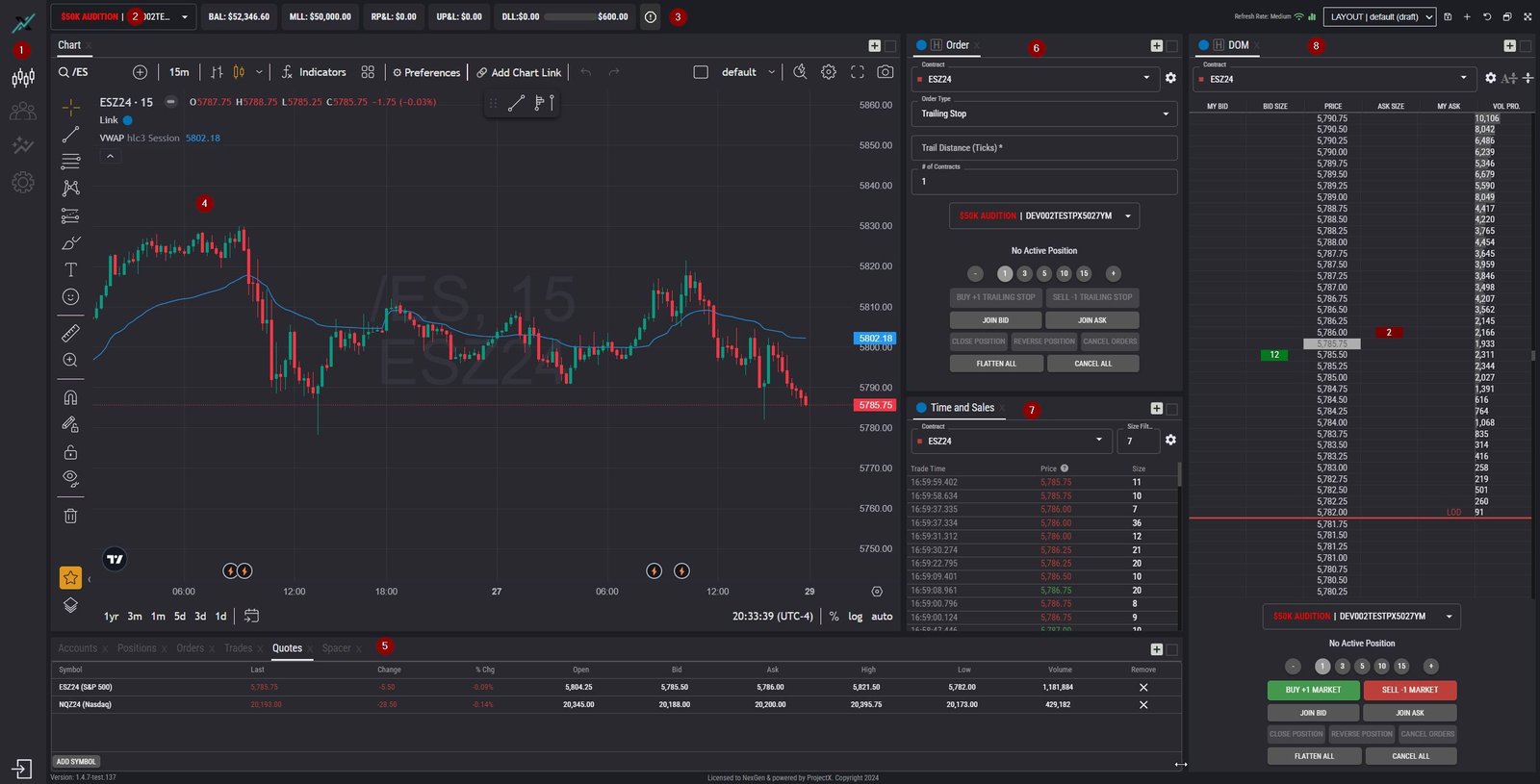 NexPRO trading platform